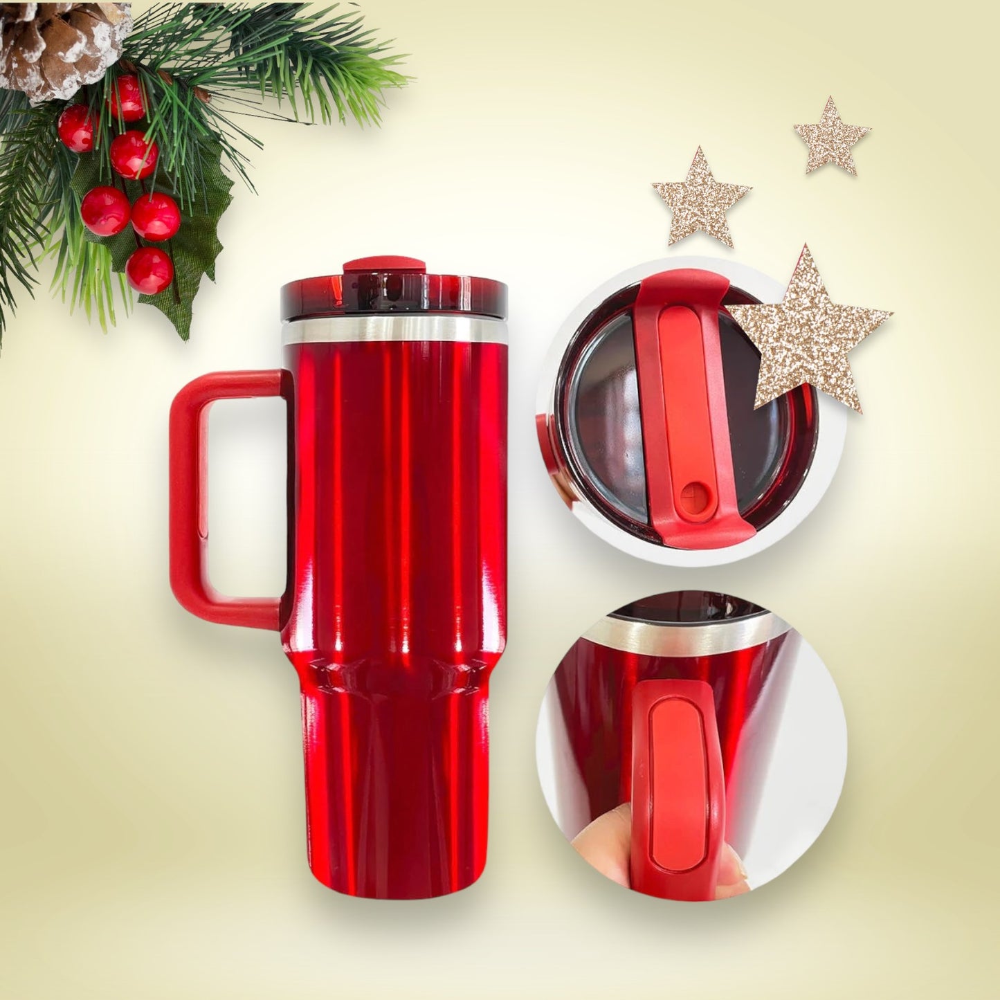 Christmas Stanley Tumbler Dupe