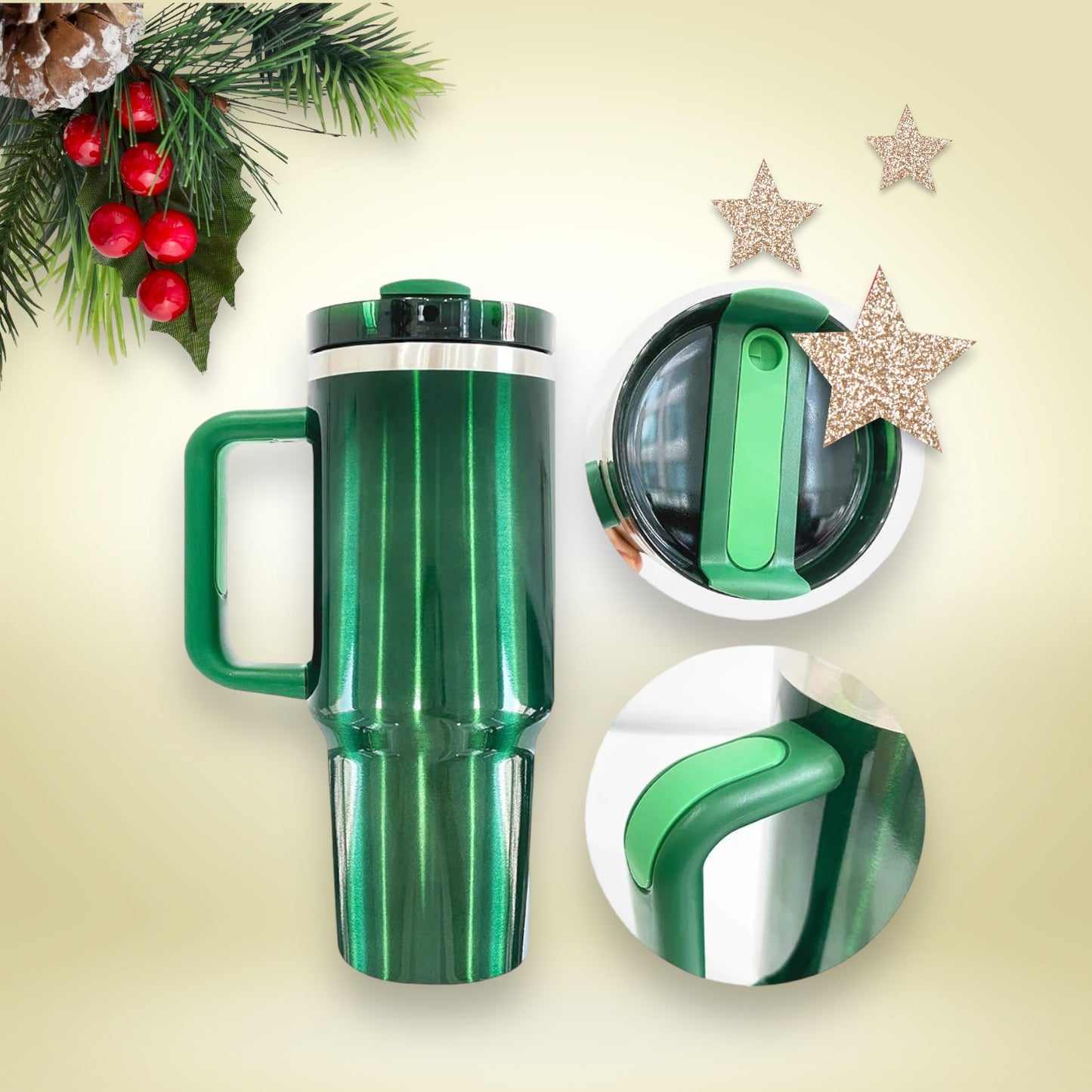 Christmas Stanley Tumbler Dupe