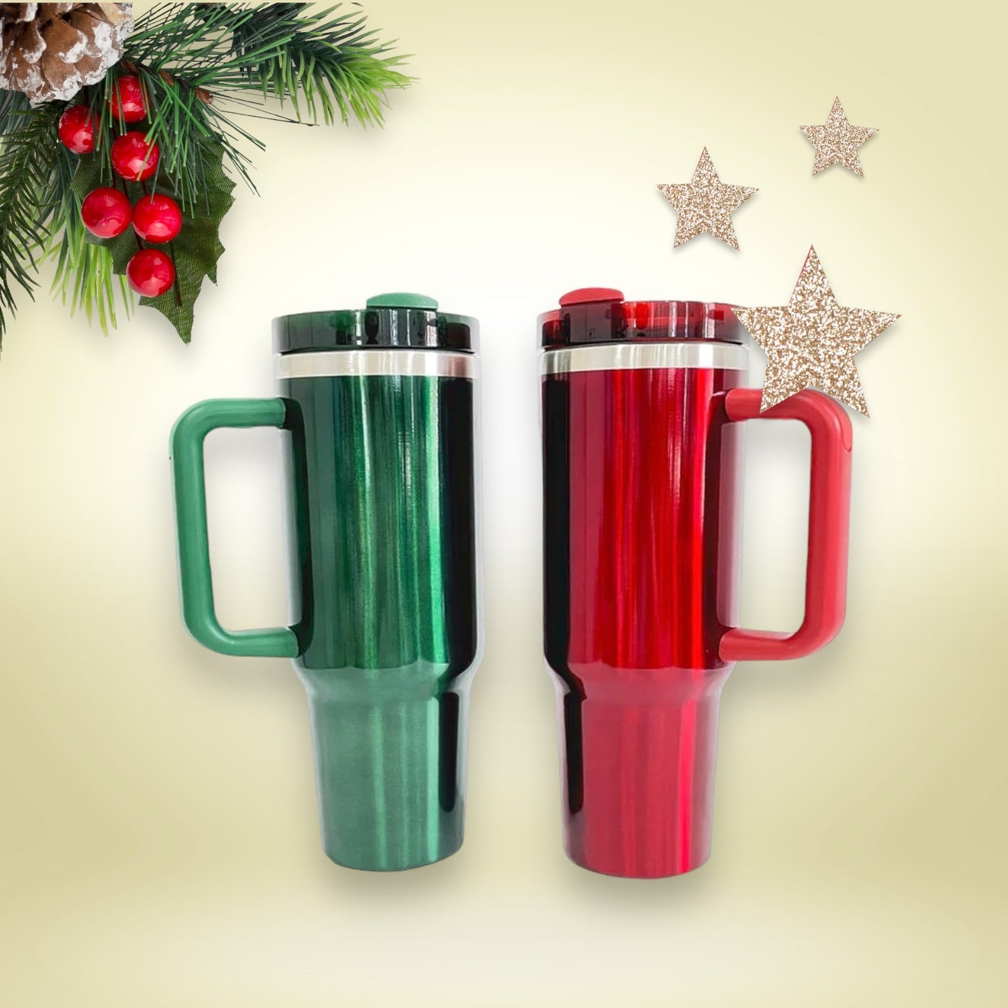 Christmas Stanley Tumbler Dupe